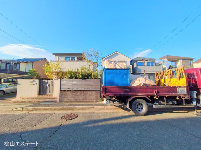 愛知県名古屋市天白区海老山町の新築戸建て外構写真 2025年10月26日撮影