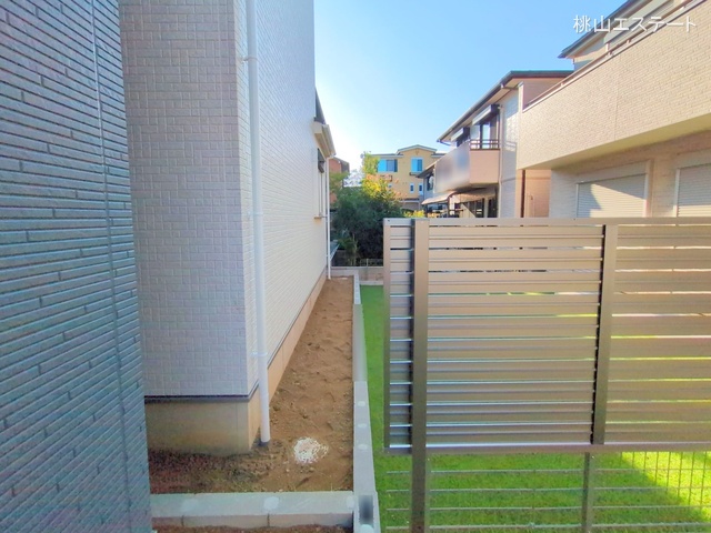 愛知県名古屋市天白区海老山町の新築戸建て外構写真 2025年10月26日撮影