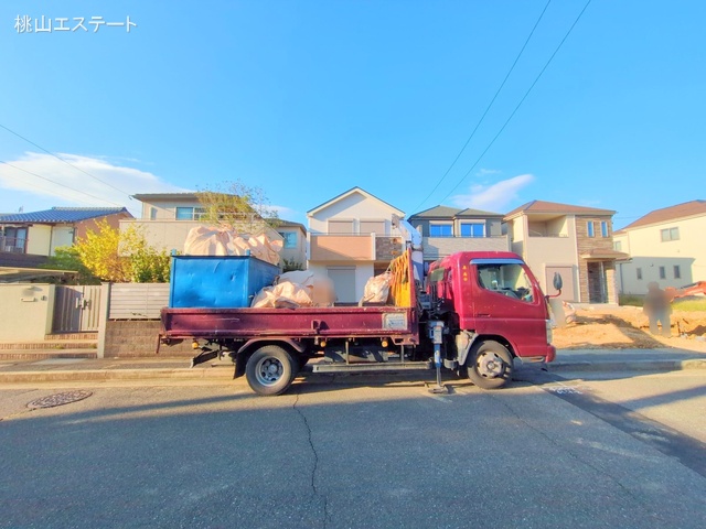 愛知県名古屋市天白区海老山町の新築戸建て外構写真 2025年10月26日撮影