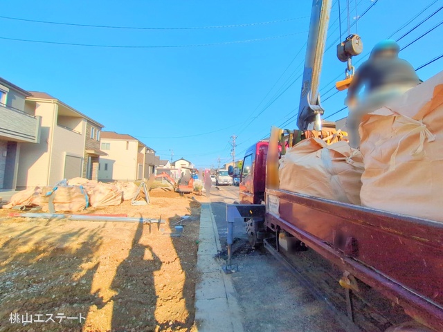 愛知県名古屋市天白区海老山町の新築戸建て外構写真 2025年10月26日撮影