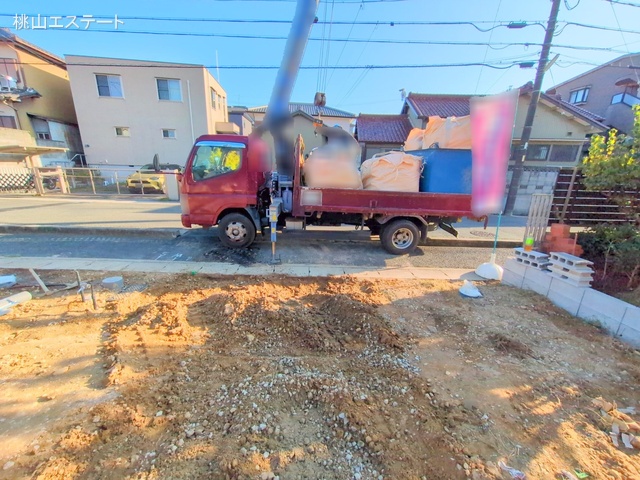 愛知県名古屋市天白区海老山町の新築戸建て外構写真 2025年10月26日撮影