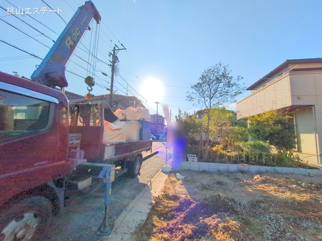 愛知県名古屋市天白区海老山町の新築戸建て外構写真 2025年10月26日撮影