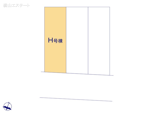 愛知県名古屋市天白区海老山町の新築戸建て全体区画図 ※図面と異なる場合は現況を優先