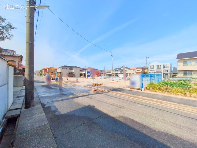 愛知県名古屋市天白区海老山町の新築戸建て更地・土地写真 2025年3月13日撮影