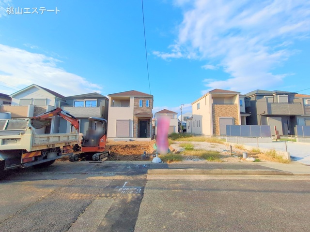 愛知県名古屋市天白区海老山町の新築戸建て外構写真 2025年10月26日撮影