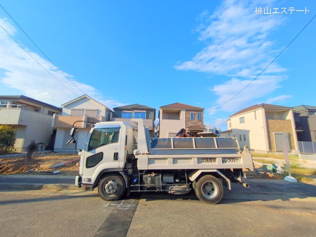 愛知県名古屋市天白区海老山町の新築戸建て外構写真 2025年10月26日撮影