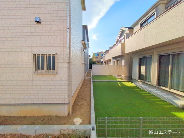 愛知県名古屋市天白区海老山町の新築戸建て外構写真 2025年10月26日撮影