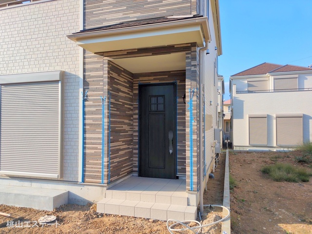 愛知県名古屋市天白区海老山町の新築戸建て外構写真 2025年10月26日撮影