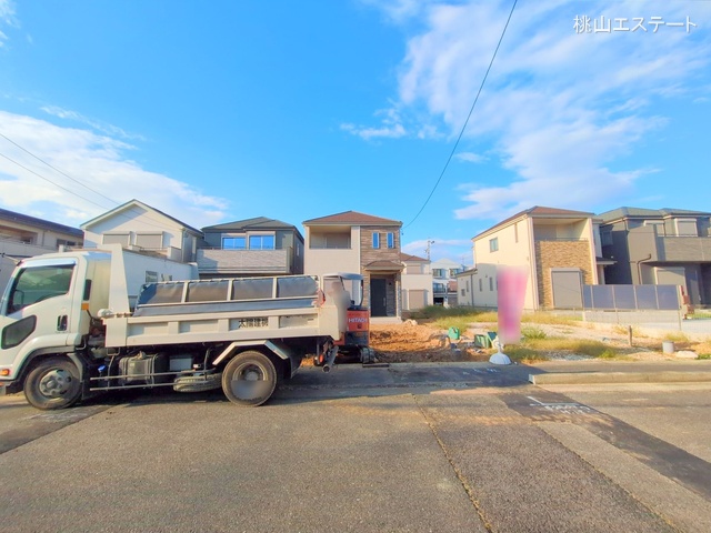 愛知県名古屋市天白区海老山町の新築戸建て外構写真 2025年10月26日撮影