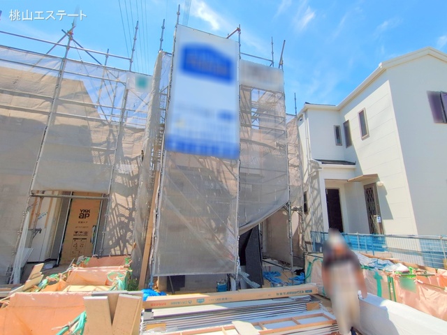 愛知県名古屋市緑区鳴丘1丁目の新築戸建てシート写真 2025年8月7日撮影