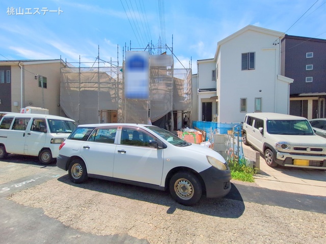 愛知県名古屋市緑区鳴丘1丁目の新築戸建てシート写真 2025年8月7日撮影