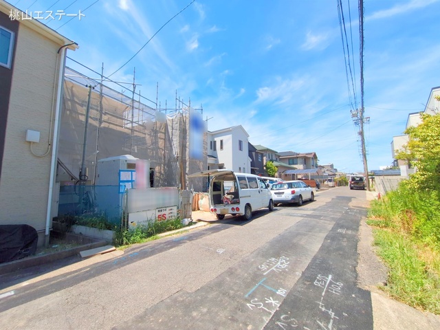 愛知県名古屋市緑区鳴丘1丁目の新築戸建てシート写真 2025年8月7日撮影