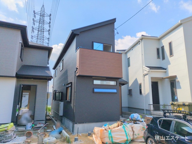 愛知県名古屋市緑区鳴丘1丁目の新築戸建て外構写真 2025年9月7日撮影