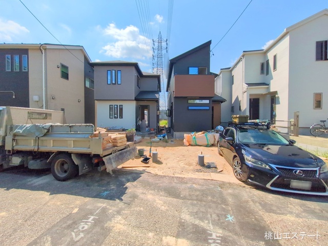 愛知県名古屋市緑区鳴丘1丁目の新築戸建て外構写真 2025年9月7日撮影