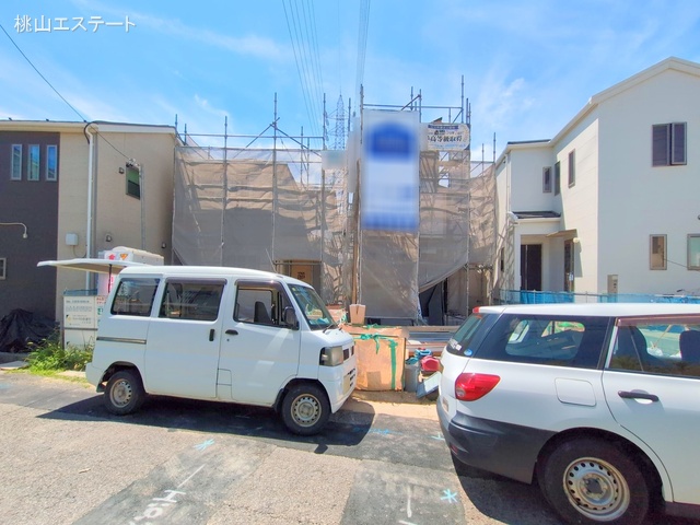 愛知県名古屋市緑区鳴丘1丁目の新築戸建てシート写真 2025年8月7日撮影