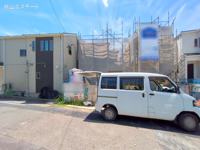 愛知県名古屋市緑区鳴丘1丁目の新築戸建てシート写真 2025年8月7日撮影