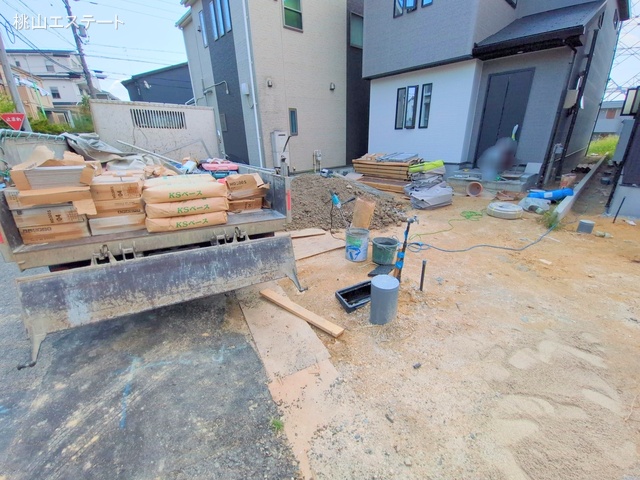 愛知県名古屋市緑区鳴丘1丁目の新築戸建て外構写真 2025年9月7日撮影