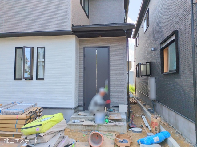 愛知県名古屋市緑区鳴丘1丁目の新築戸建て外構写真 2025年9月7日撮影