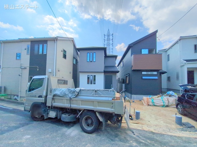 愛知県名古屋市緑区鳴丘1丁目の新築戸建て外構写真 2025年9月7日撮影