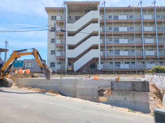 愛知県名古屋市千種区自由ケ丘1丁目の新築戸建て基礎写真 2025年8月17日撮影