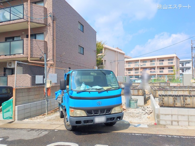 愛知県名古屋市名東区社が丘３丁目の新築戸建て基礎写真 2025年9月16日撮影