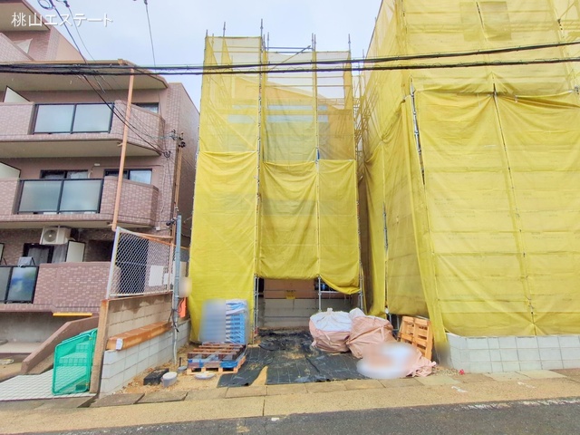 愛知県名古屋市名東区社が丘３丁目の新築戸建て上棟写真 2025年10月21日撮影