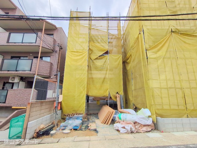 愛知県名古屋市名東区社が丘３丁目の新築戸建てシート写真 2025年11月4日撮影