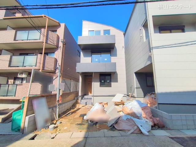 愛知県名古屋市名東区社が丘３丁目の新築戸建て外構写真 2025年11月27日撮影