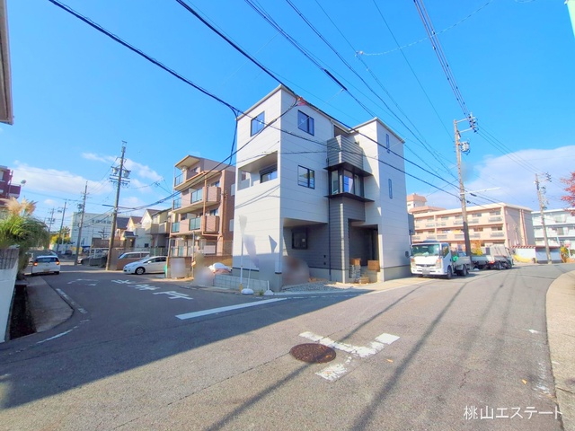 愛知県名古屋市名東区社が丘３丁目の新築戸建て外構写真 2025年11月27日撮影