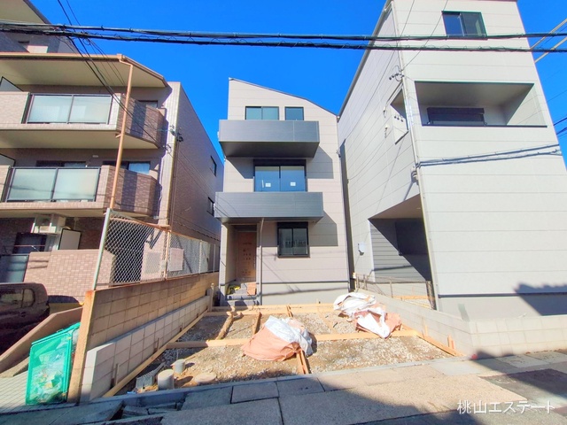 愛知県名古屋市名東区社が丘３丁目の新築戸建て外構写真 2025年12月21日撮影