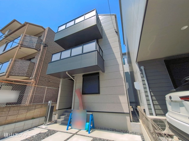 愛知県名古屋市名東区社が丘３丁目の新築戸建て完成写真 2026年4月27日撮影