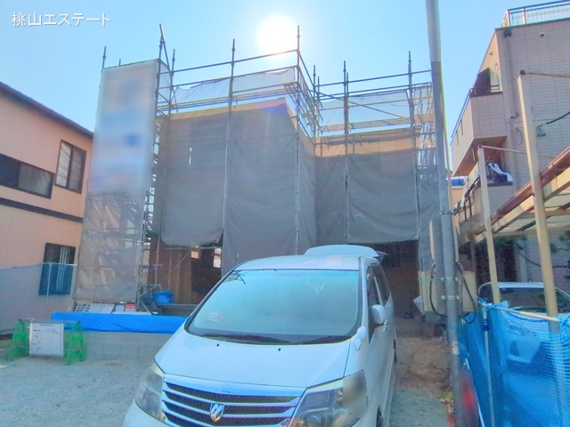 愛知県名古屋市港区福前2丁目の新築戸建て上棟写真 2025年8月25日撮影