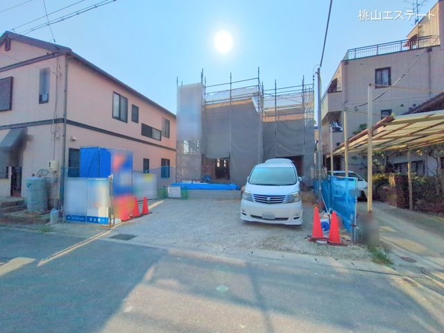 愛知県名古屋市港区福前2丁目の新築戸建て上棟写真 2025年8月25日撮影