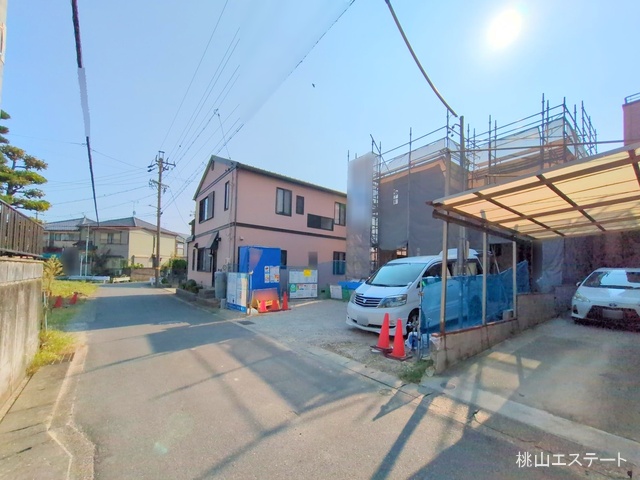 愛知県名古屋市港区福前2丁目の新築戸建て上棟写真 2025年8月25日撮影