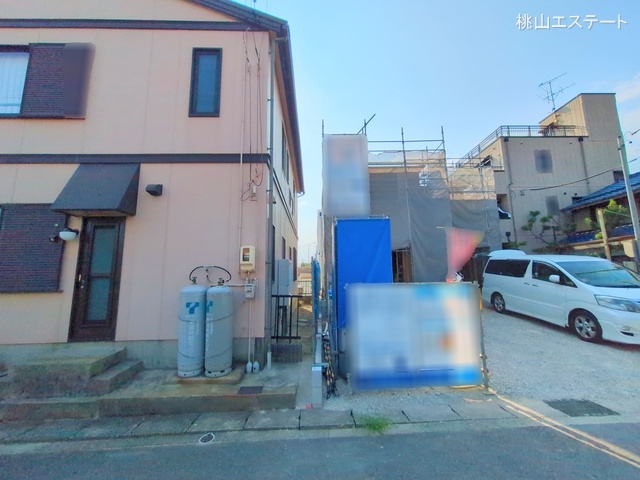 愛知県名古屋市港区福前2丁目の新築戸建て上棟写真 2025年8月25日撮影