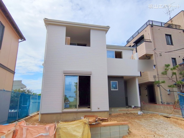 愛知県名古屋市港区福前2丁目の新築戸建て外構写真 2025年9月18日撮影