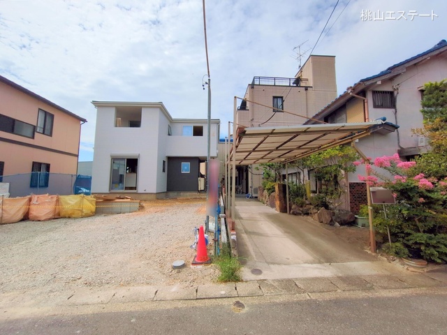 愛知県名古屋市港区福前2丁目の新築戸建て外構写真 2025年9月18日撮影