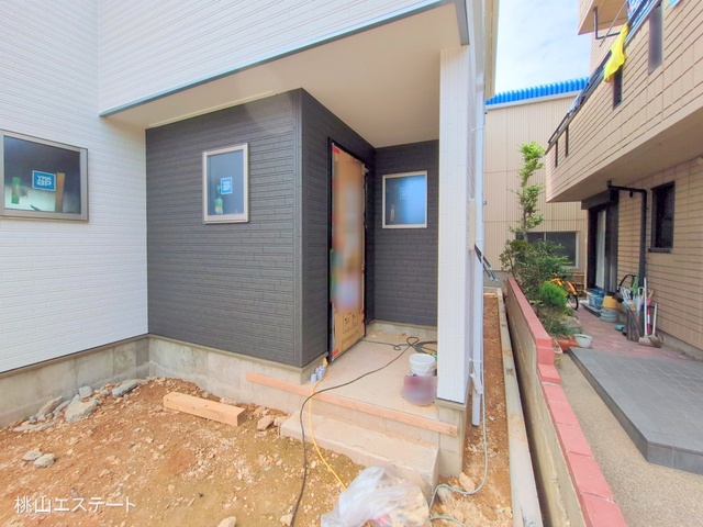 愛知県名古屋市港区福前2丁目の新築戸建て外構写真 2025年9月18日撮影