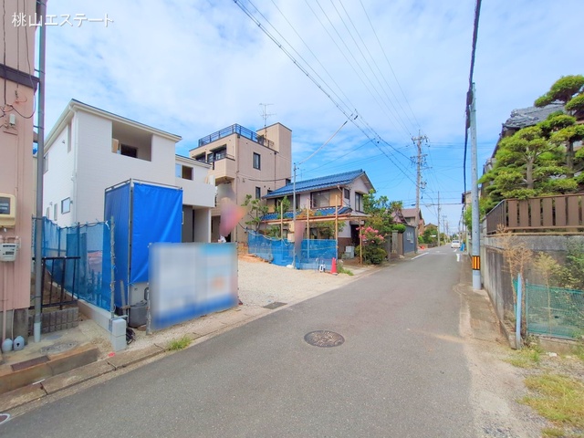 愛知県名古屋市港区福前2丁目の新築戸建て外構写真 2025年9月18日撮影