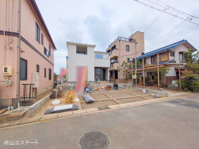 愛知県名古屋市港区福前2丁目の新築戸建て外構写真 2025年10月14日撮影