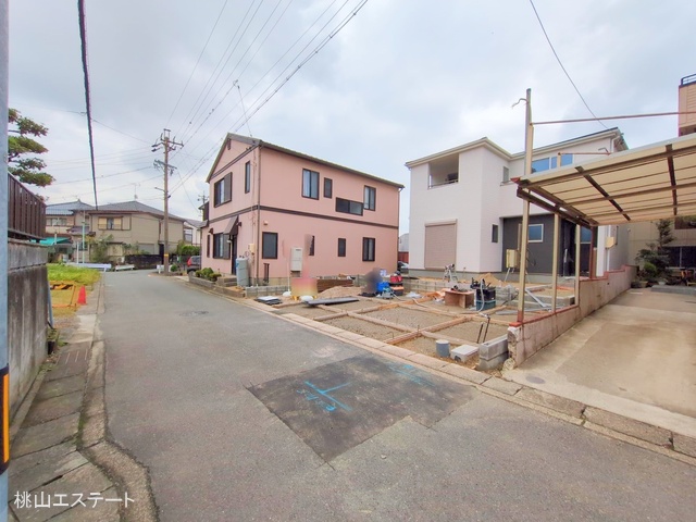 愛知県名古屋市港区福前2丁目の新築戸建て外構写真 2025年10月14日撮影