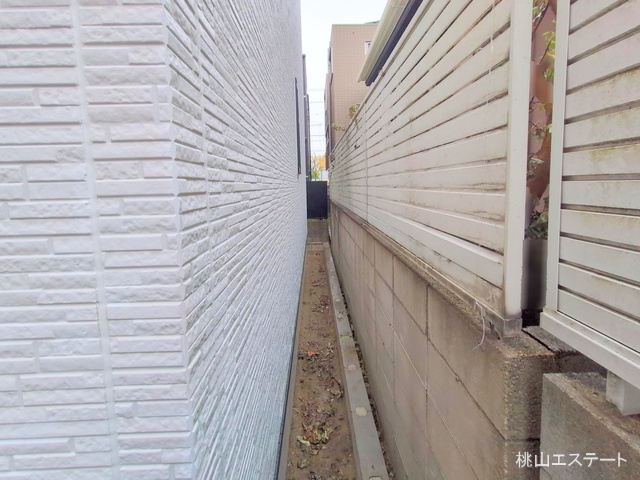 愛知県名古屋市瑞穂区柳ケ枝町２丁目の新築戸建て外構写真 2025年11月24日撮影