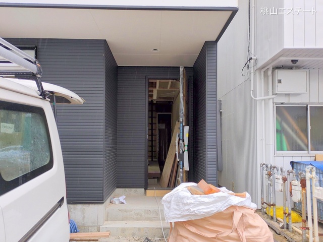 愛知県名古屋市瑞穂区柳ケ枝町２丁目の新築戸建て外構写真 2025年11月24日撮影