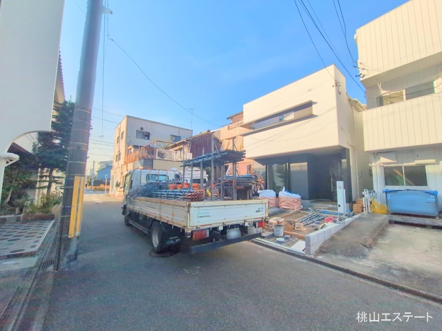 愛知県名古屋市瑞穂区柳ケ枝町２丁目の新築戸建て外構写真 2025年12月22日撮影