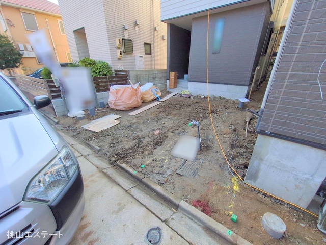 愛知県名古屋市南区桜台２丁目の新築戸建て外構写真 2025年12月16日撮影