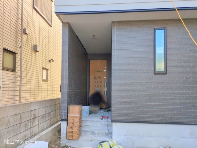 愛知県名古屋市南区桜台２丁目の新築戸建て外構写真 2025年12月16日撮影