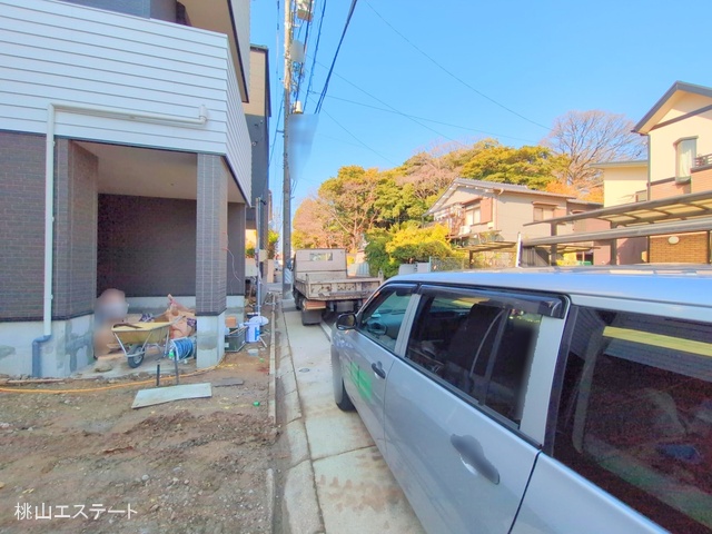 愛知県名古屋市南区桜台２丁目の新築戸建て外構写真 2025年12月16日撮影