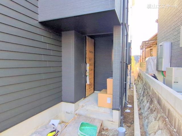 愛知県名古屋市南区桜台２丁目の新築戸建て外構写真 2025年12月16日撮影