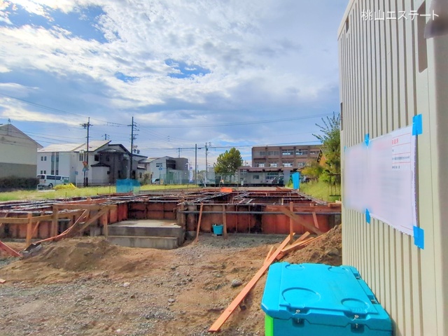 愛知県名古屋市北区福徳町５丁目の新築戸建て基礎写真 2025年9月11日撮影