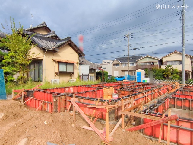 愛知県名古屋市北区福徳町５丁目の新築戸建て基礎写真 2025年9月11日撮影